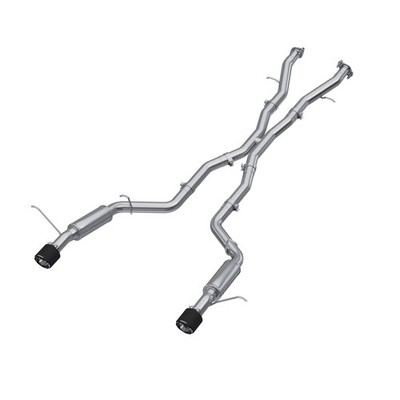 MBRP 3'' Dual Rear Exit Exhaust for 18-25 Dodge Durango SRT 6.2L 6.4L Carbon Tips