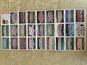 1978 Topps Baseball Team Checklist Uncut Sheet 26 Teams