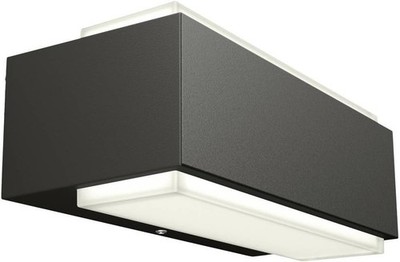 Philips Stratosphere Ultra Efficient LED Außenwandleuchte Up & Down   Anthrazit