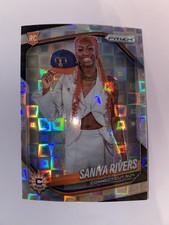 2025 Panini Prizm WNBA Saniya Rivers Variation Silver Pandora Rookie RC #150