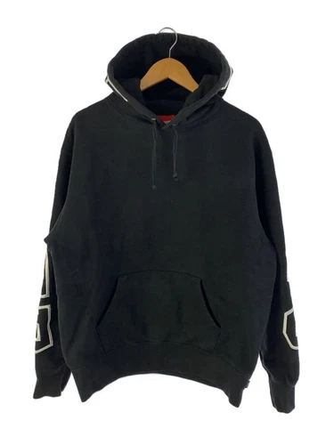 Supreme Felpa con Cappuccio 22AW State Felpa con Cappuccio M Cotone Nero Usata