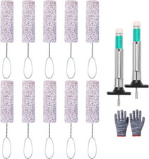 10 Pack Extra Long Tire Lube Brush Applicator Swab,13.8" Length, Handle Tire Lub