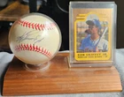 Ken Griffey Jr. Signed American League Baseball with 23kt Card