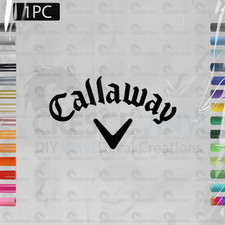 Callaway Ready to Apply DIY Made to Order Iron On Custom Vinyl Decal color
