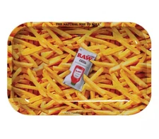 RAW LIMITED EDITION FRENCH FRIES METAL ROLLING TRAY (SMALL) (FREE SHIPPING)