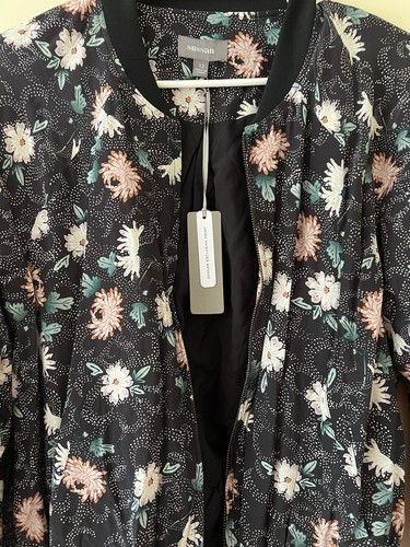 Sussan Floral Bomber Jacket Size 12 - Picture 2 of 11