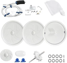 Pool Cleaner Rebuild Repair Kit with Large Wheels, Parts 2 