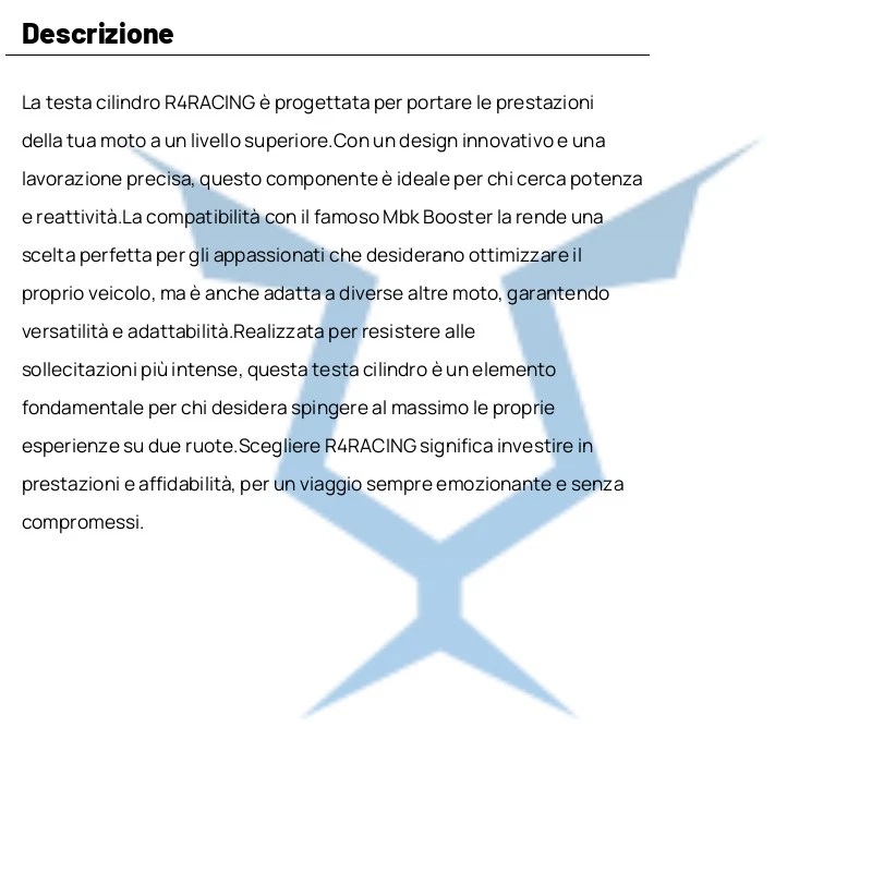 TESTA BOOSTER Para Yamaha ZUMA 50 AC 1997-2001 - Imagen 4 de 4