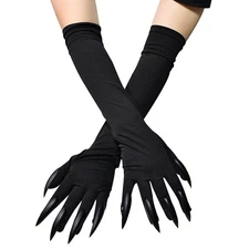 Halloween Costume Paw Gloves Long Fingernails Party Gloves Cat Claws Props