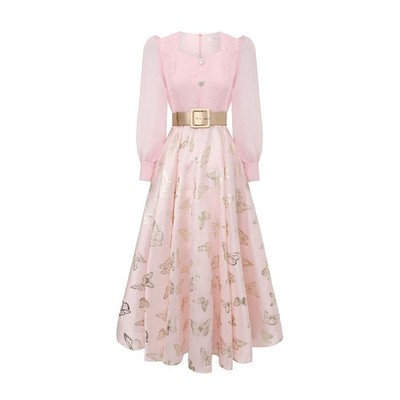 butterfly print long sleeve dress Butterfly Print Long Sleeve Ruched Bodycon Dress
