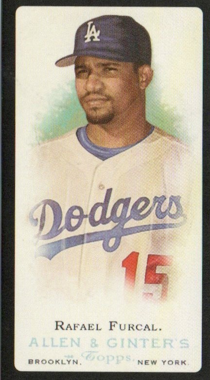2006 TOPPS ALLEN & GINTER  #248 RAFAEL FURCAL  MINI BLACK BORDER   YANKEES