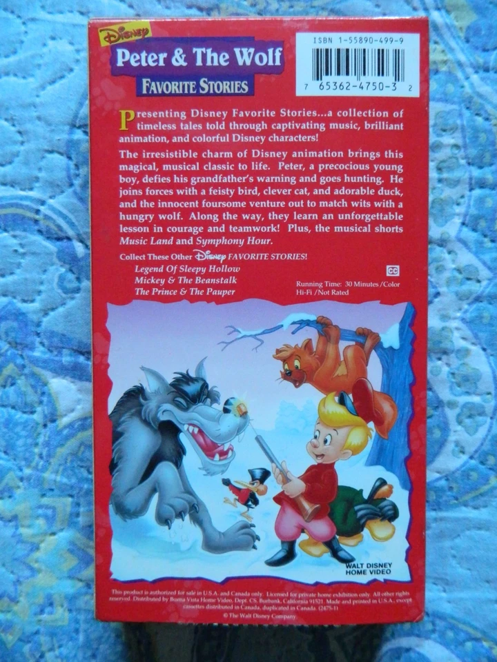 Disney's Favorite Stories VHS Lot - Image 3 of 4