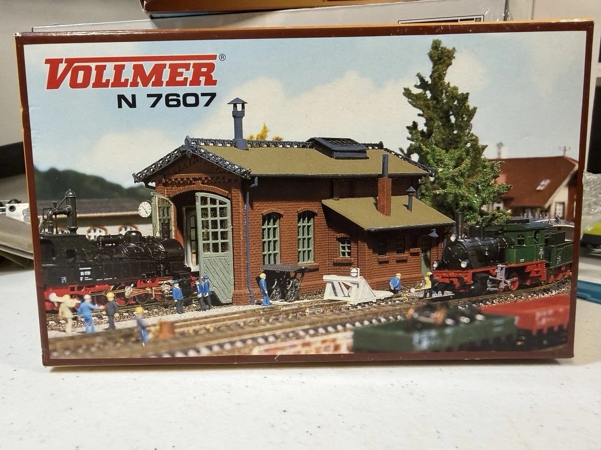 Vollmer N Locomotive Shed Model Railroad Buildings, Tunnels