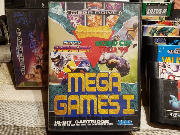 JUEGO MEGAGAMES 1: COLUMNS, SUPER HANG-ON, ITALIA 90 SEGA MEGADRIVE GENESII
