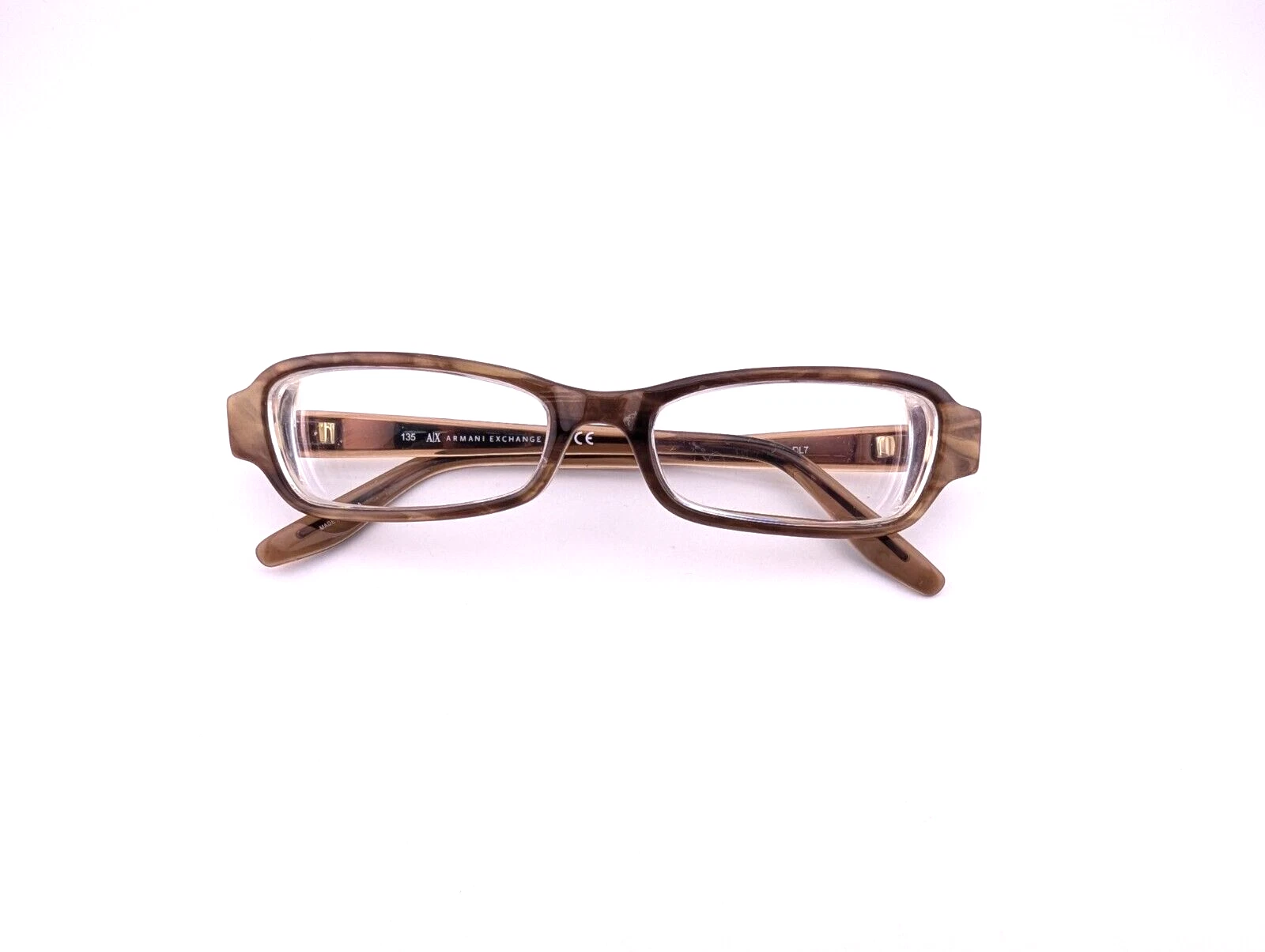 Armani Exchange Eyeglasses  Frames Only  AX208 DL7  52 16 135  Plastic  Brown