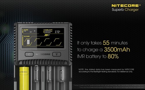 Nitecore SC4 3A 4 Slot Battery Charger - Picture 3 of 17