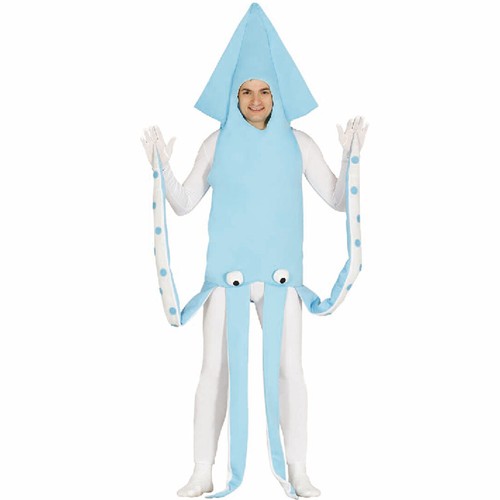 Tintenfisch Kostüm ausgefallenes Krakenkostüm L unisex Faschingskostüm Oktopus