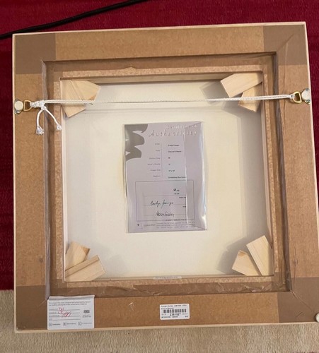 Emilija Pasagic Limited Edition Embellished canvas titled "Grace & Beauty I" COA - Picture 4 of 5