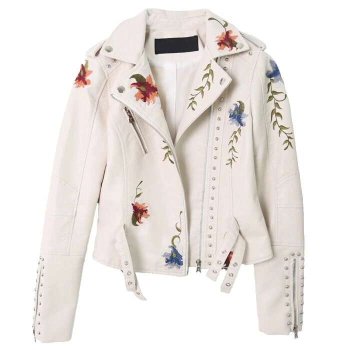 Tops floral Piel Sintética para Mujeres