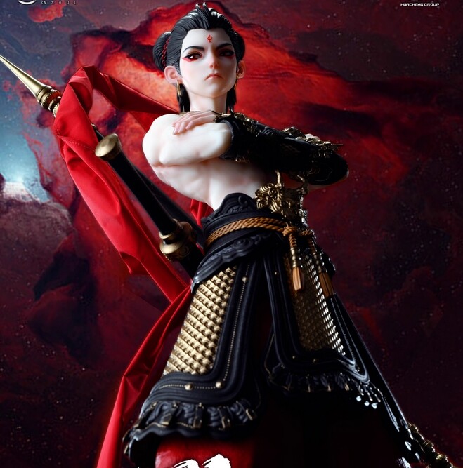 K-POP・アジア SOWOOZOO&MAGIC SHOP&THE SOUL ONE CN Soul Studio Ne Zha Model PU Pre-order 1/3 Scale Painted H70cm