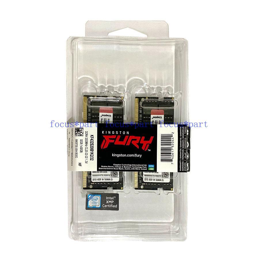 32GB DDR4 Memory Kit KF432S20IB1K2/32 (2x16GB) 260Pin SO-DIMM 3200 