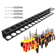 Wall Mounted Tool Organizer Steel Storage Rack Screwdriver Hex Wrench Holder