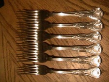 SET OF 6 KINGS PATTERN DINNER CUTLERY 21CM LANCASTER BRAND