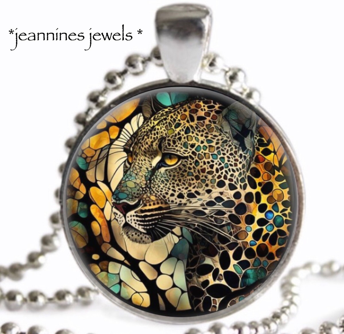 Jewellery Cheetah Print Necklace Leopard NECKLACE Cheetah Faux