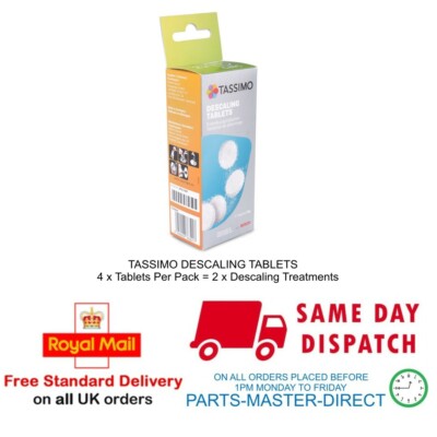 GENUINE BOSCH TASSIMO TCZ6004 DESCALING TABLETS