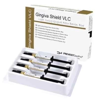 PREVEST DENPRO Gingiva Shield VLC Gingival Resin Barrier Liquid Dental Dam Blue Prevest