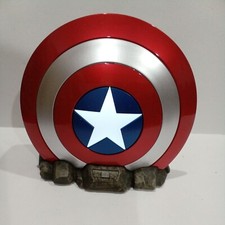 iHome Marvel Captain America Shield Bluetooth speaker  USB Charging cord Tested