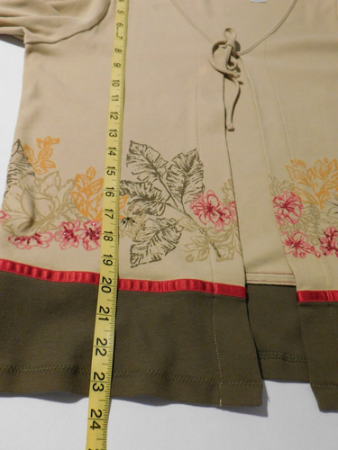 Liz Claiborne 2 piece Career pant suit set Open front Sweater and Stretch Pants - Picture 11 of 13