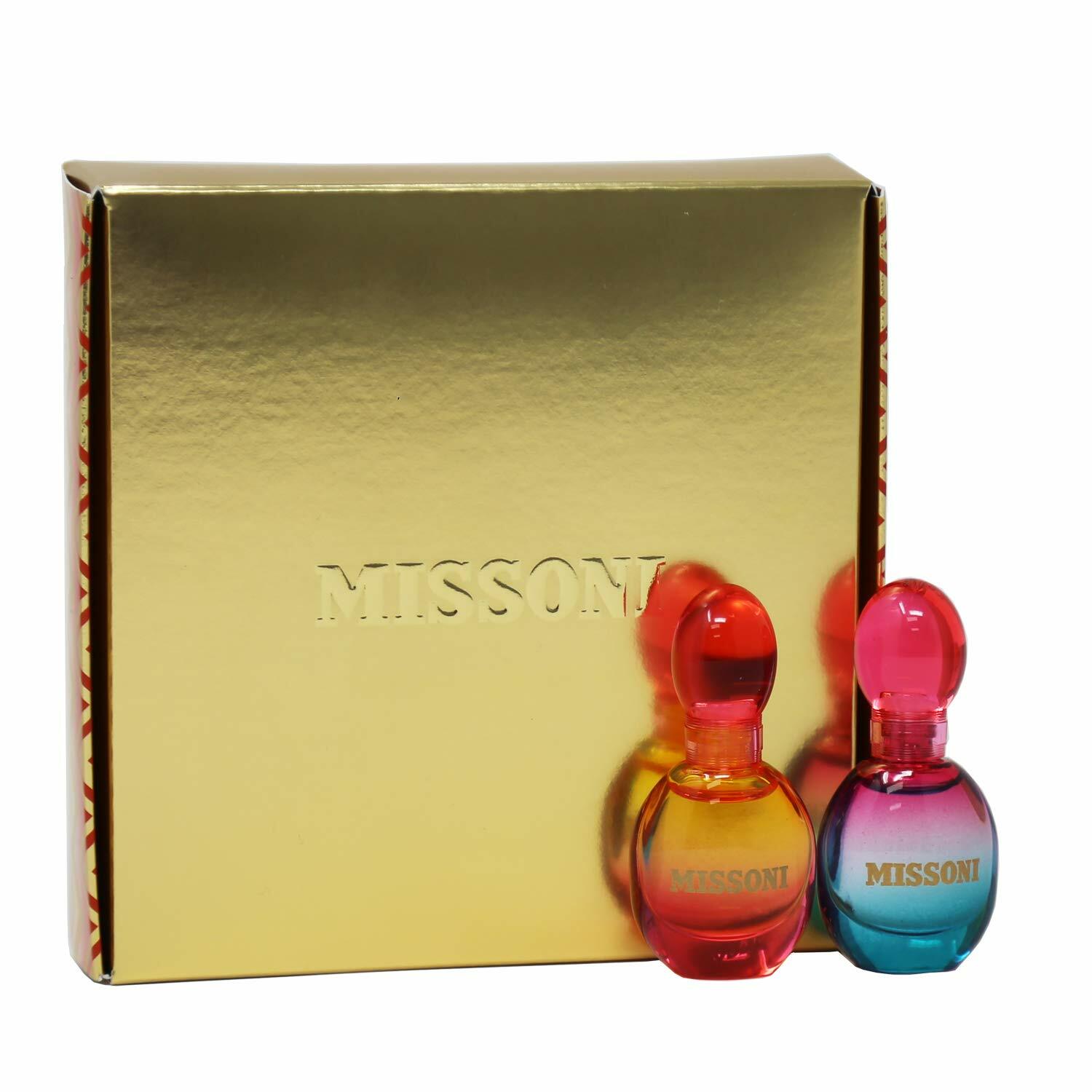 Missoni 2 Samples Kit Fragrance for Women 0.17 oz 5 ml EDP + EDT Mini