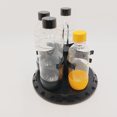 Sodastream Carousel Mind Reader Black w/ 4 Bottles