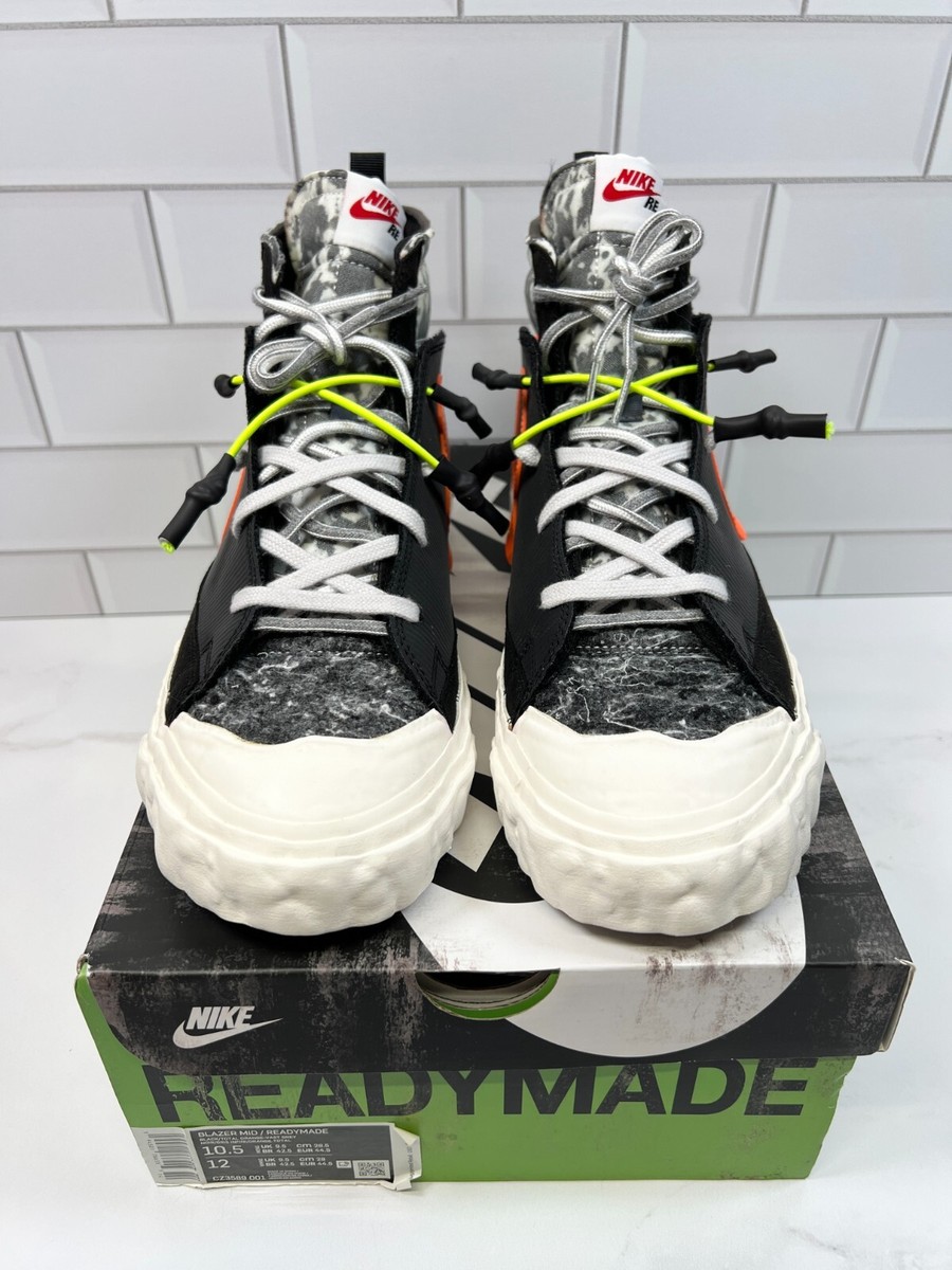 Nike Readymade Readymades Blazer Mid Top Black Camo Sneakers Mens