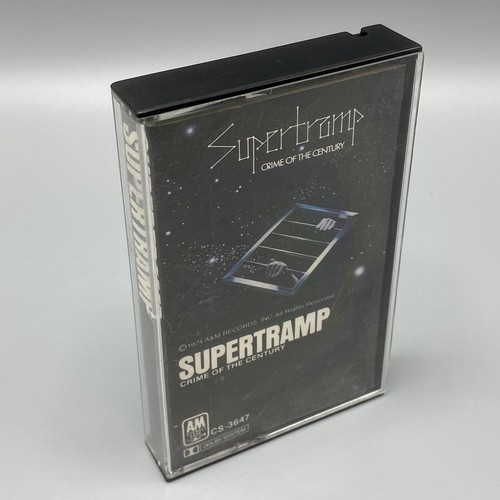 Supertramp Crime Of The Century Cassette 1974 A&M Records VG+ CS-3647