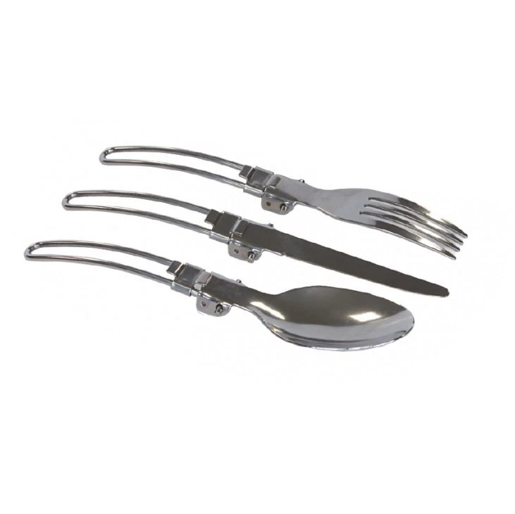 Elementerre Curves, set de couverts pliants inox.