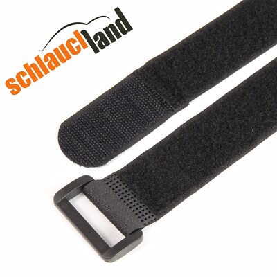 1-1000x Kabelbinder Klett Klettverschluss schwarz 1/2/3/5cm *** wiederverwendbar