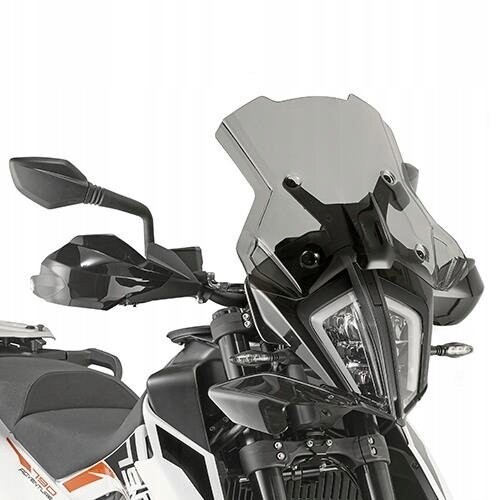 Pare-brise KTM 790 Adventure fumé 35 x 46 cm idéal pour le voyage et le off-road