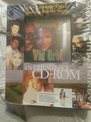 Country Vid Grid Interactive (PC-CD, 1995) Windows 3.1/95/98 - NEW Sealed