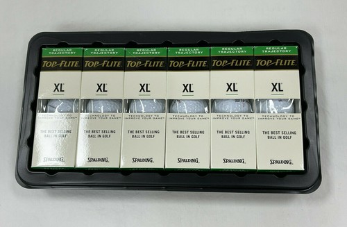 New Spalding Top Flite XL Regular Trajectory Golf Balls - Box of 18 - Imagen 2 de 2