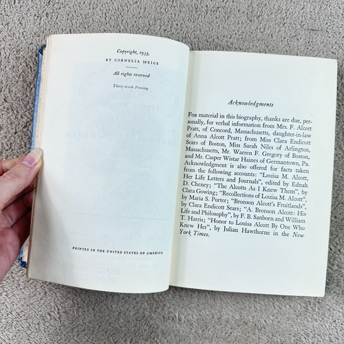 Invincible Louisa By Cornelia Meigs. Vintage Book 1933. - Picture 5 of 15