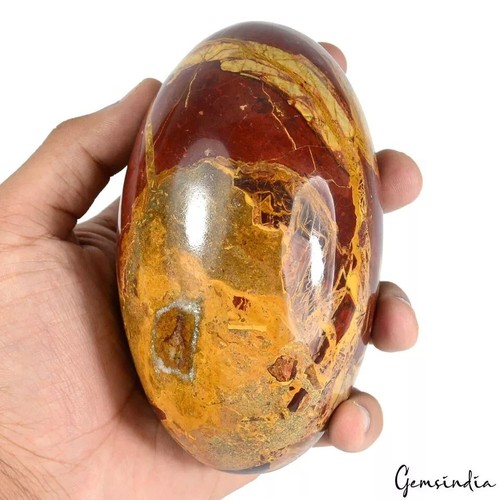 4500 Cts Natural Red Jasper Egg/Lingam Polished Reiki Healing Crystal Gemstone - Picture 4 of 6