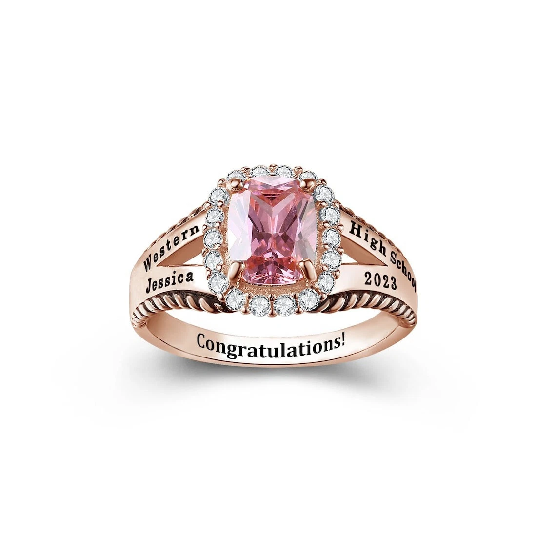 Western style online class rings