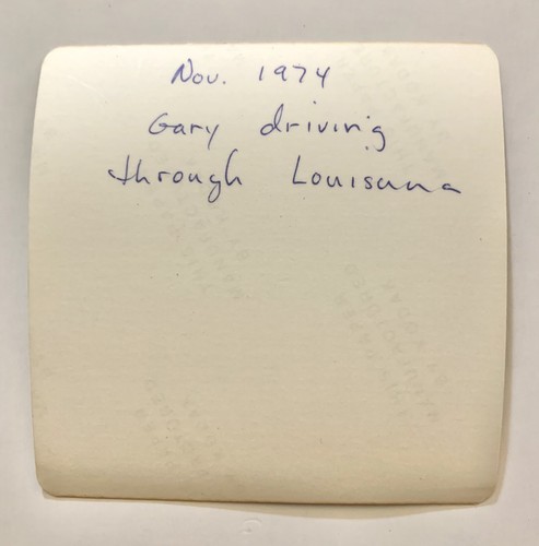 Vtg Photo Profile Of A Handsome Young Man In Glasses Driving By The Ocean 1970s - Imagen 3 de 3