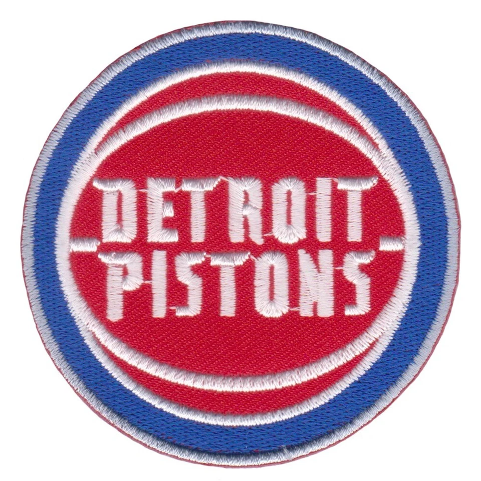 10 piezas Parches de hierro para coser con logotipo deportivo de baloncesto Detroit Pistons tamaño 2,8" x 2,8" Foto 4 de 4