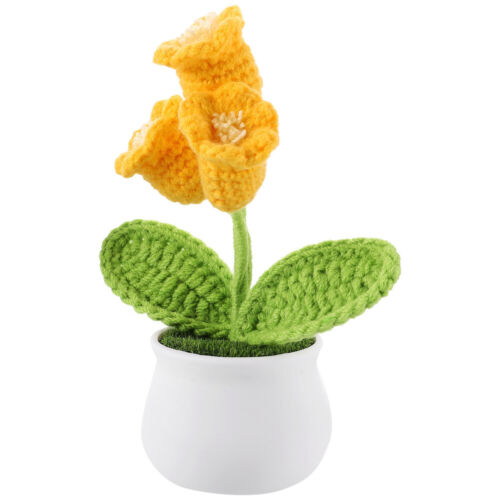 Dekor handgestrickt rosafarben Büro Ornamente realistische Blume - Bild 12 von 12