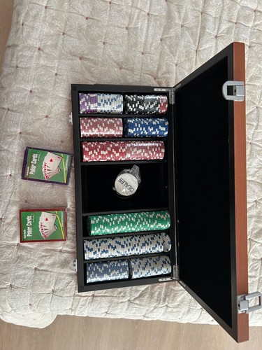 caja fichas poker madera maciza marca Jackpot - Imagen 2 de 4