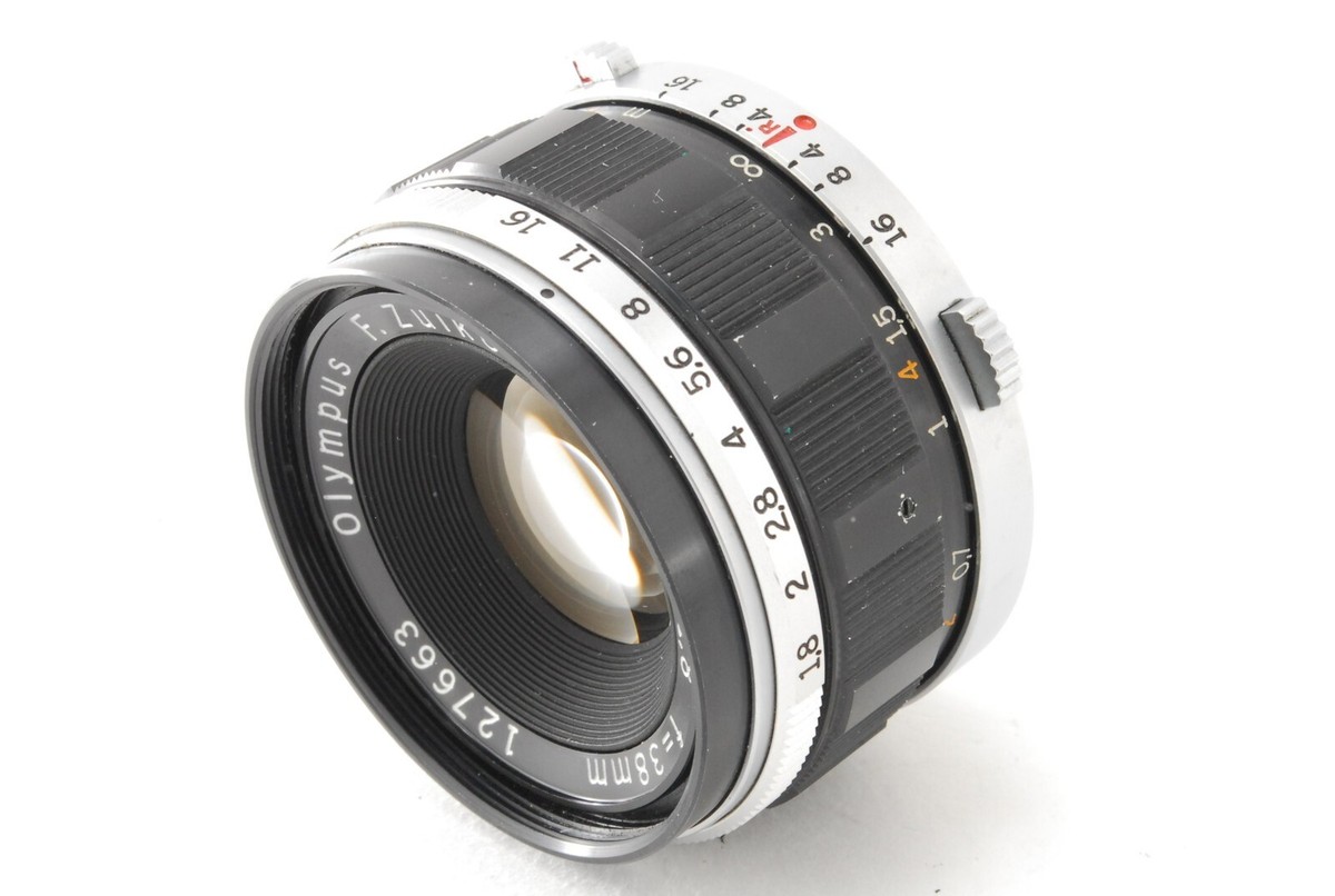 Near MINT] Olympus F. Zuiko Auto-S 38mm f/1.8 MF Lens for Pen-F