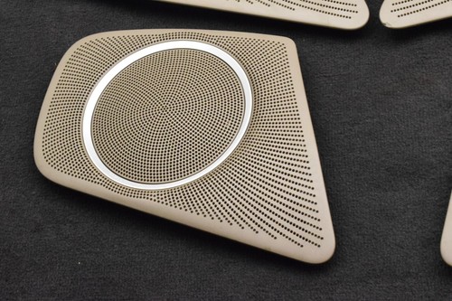 Audi A4 B8 8K 08-16 AVANT B&O Audio Speaker Door Grill Cover Trim set Kit Beige - Picture 6 of 24